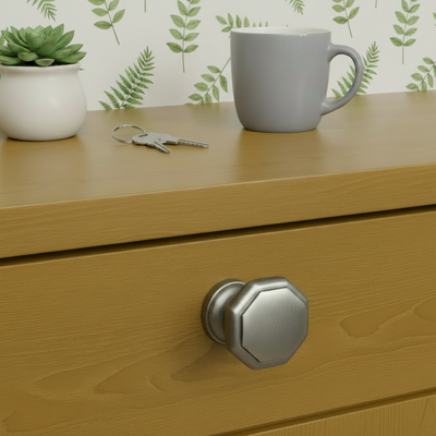 Cosmas 5181AS Antique Silver Cabinet Knob