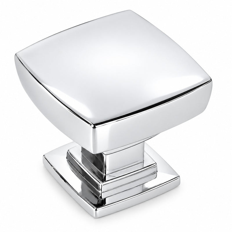 Cosmas 5232CH Polished Chrome Square Contemporary Cabinet Knob