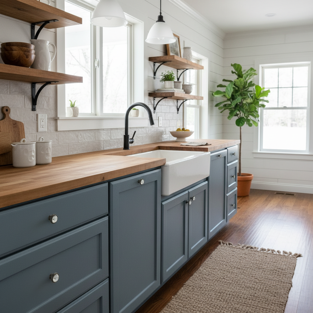 Cosmas 5317FB-C Flat Black &amp; Clear Glass Round Cabinet Knob