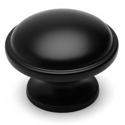 Cosmas 6239FB Flat Black Cabinet Knob