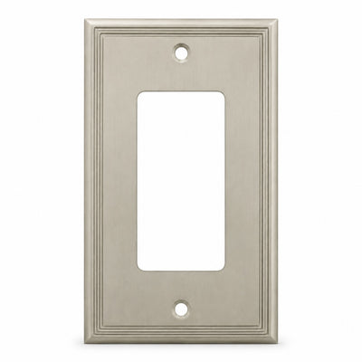 Cosmas 65000-SN Satin Nickel Single GFCI / Decora Wall Plate