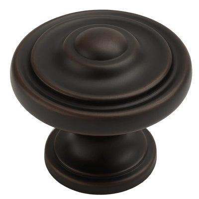 Dark brown cabinet knob on a white background Cosmas 6821ORB