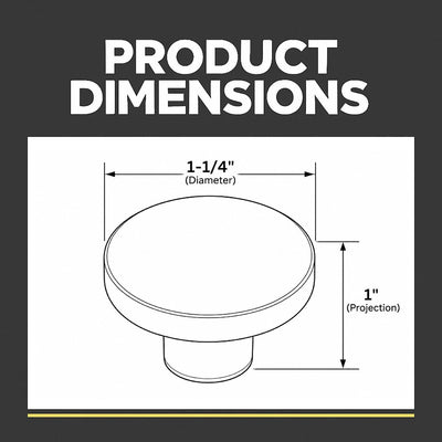 Cosmas 8104ORB Oil Rubbed Bronze Cabinet Knob