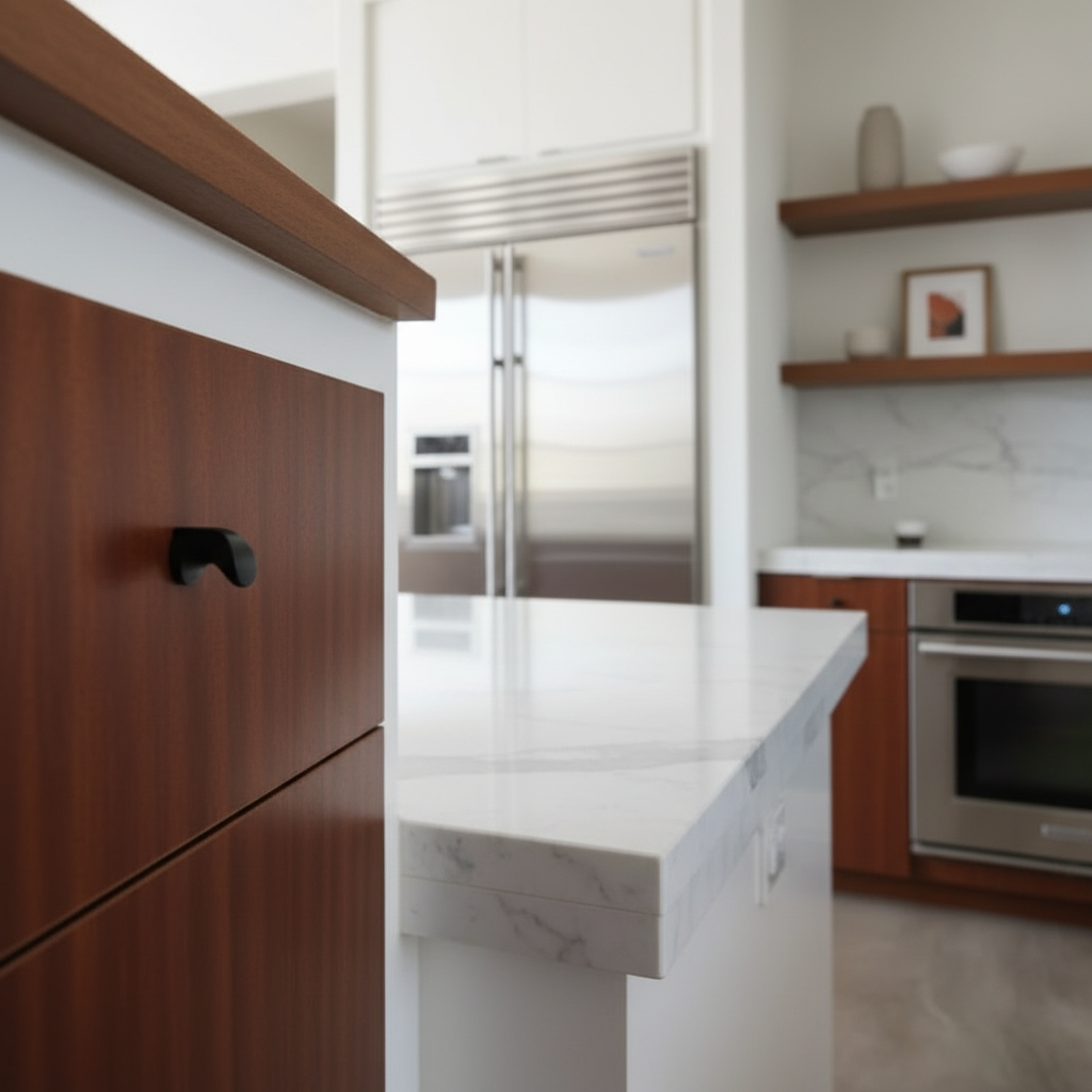 Cosmas 8798FB Flat Black Cabinet Knob