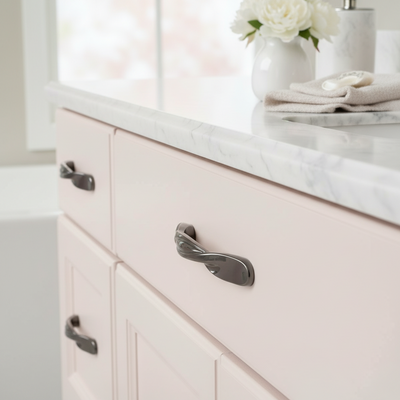 Cosmas 9009BN Black Nickel Twist Cabinet Pull
