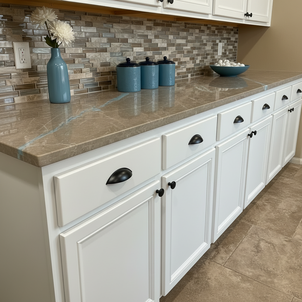 Cosmas 9236FB Flat Black Cabinet Cup Pull