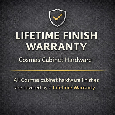 Cosmas 4392FB Flat Black Cabinet Pull