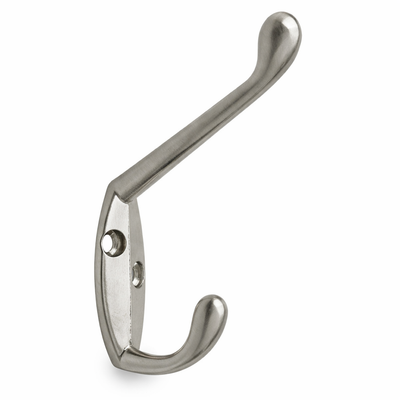 Cosmas 31153SN Satin Nickel Coat &amp; Hat Hook
