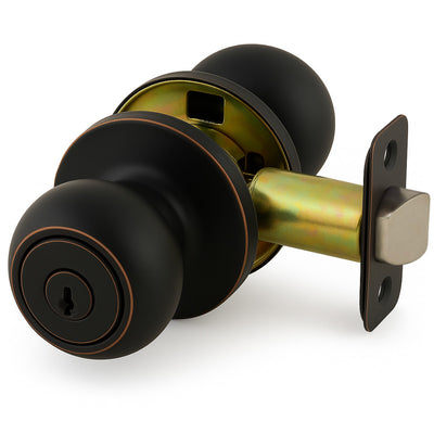 Cosmas 20 Series Oil Rubbed Bronze Entry Door Knob
