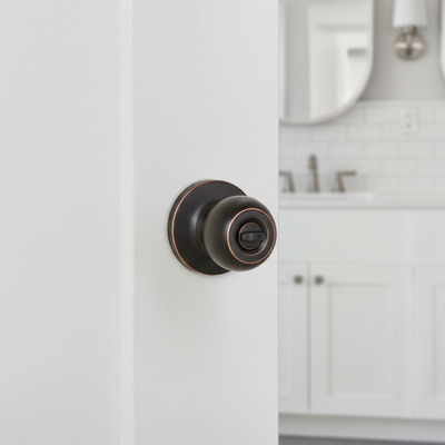 Cosmas 20 Series Oil Rubbed Bronze Privacy Door Knob