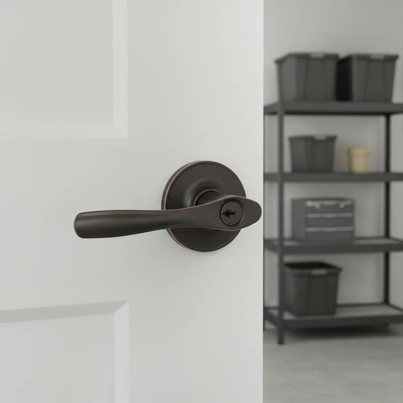 Cosmas 30 Series Oil Rubbed Bronze Entry Door Lever