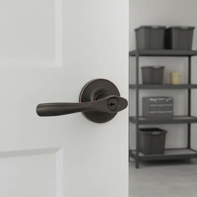 Cosmas 30 Series Oil Rubbed Bronze Entry Door Lever