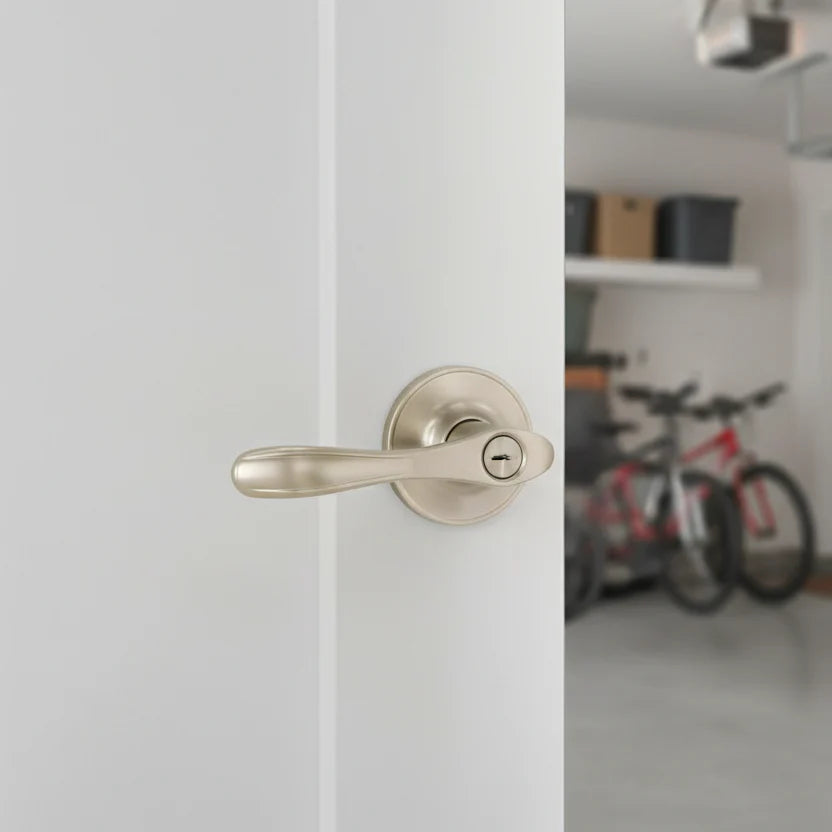 Cosmas 30 Series Satin Nickel Entry Door Lever