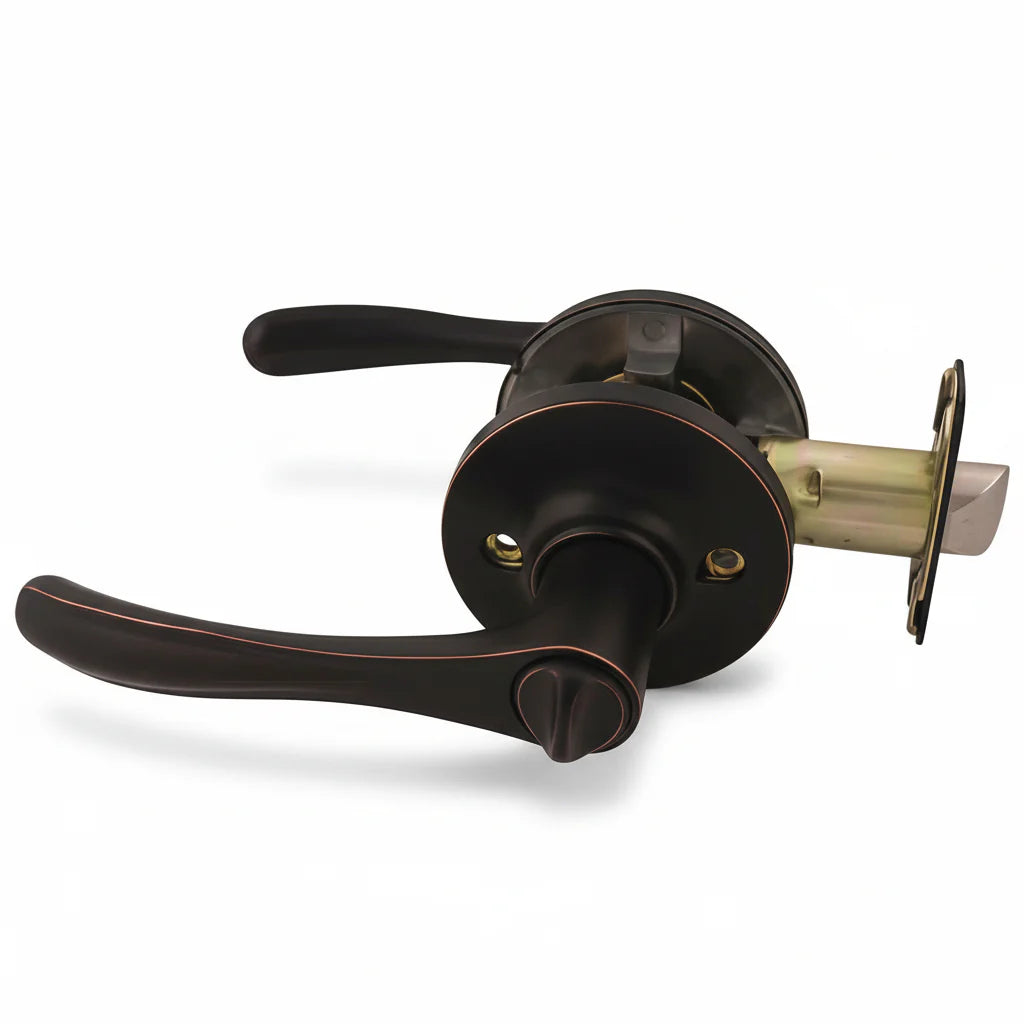 Cosmas 30 Series Oil Rubbed Bronze Privacy Door Lever