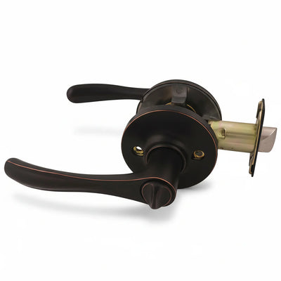 Cosmas 30 Series Oil Rubbed Bronze Privacy Door Lever