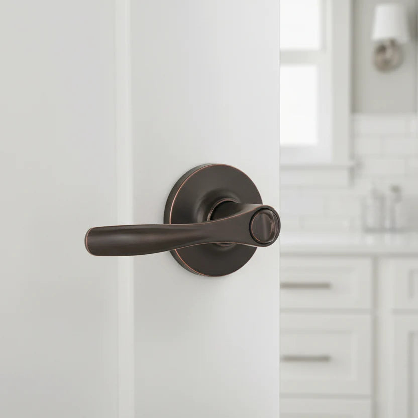 Cosmas 30 Series Oil Rubbed Bronze Privacy Door Lever