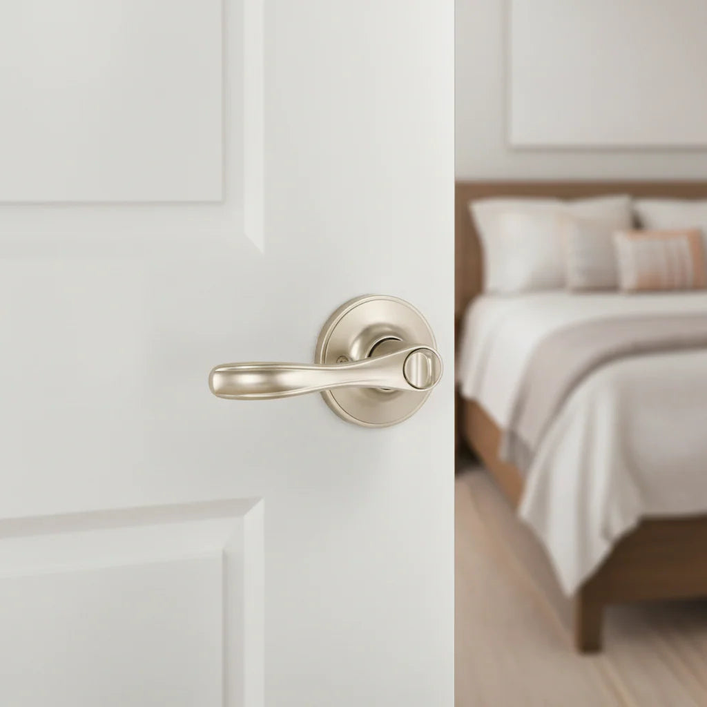 Cosmas 30 Series Satin Nickel Privacy Door Lever