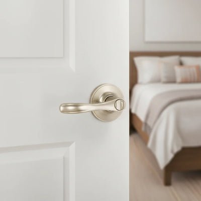 Cosmas 30 Series Satin Nickel Privacy Door Lever