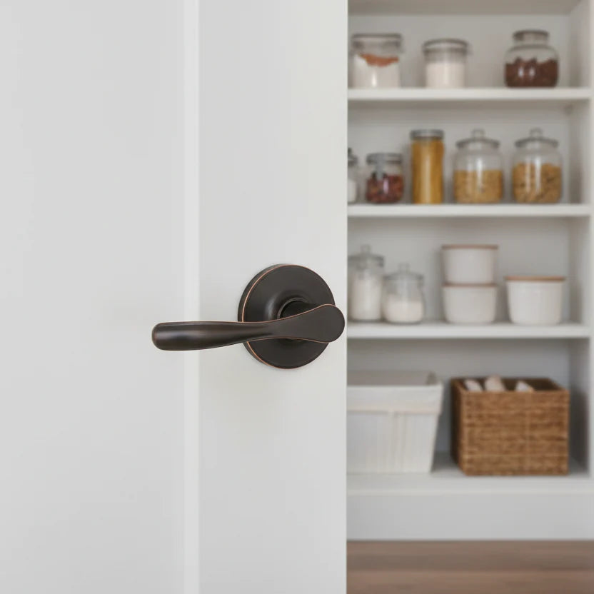 Cosmas 30 Series Oil Rubbed Bronze Passage Door Lever