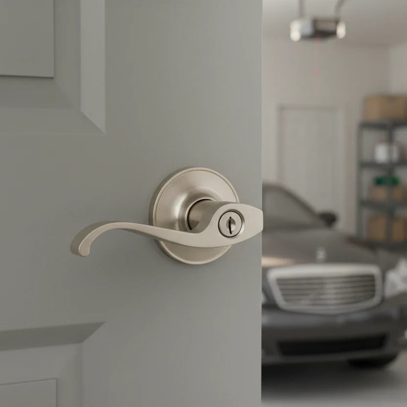 Cosmas 50 Series Satin Nickel Entry Door Lever