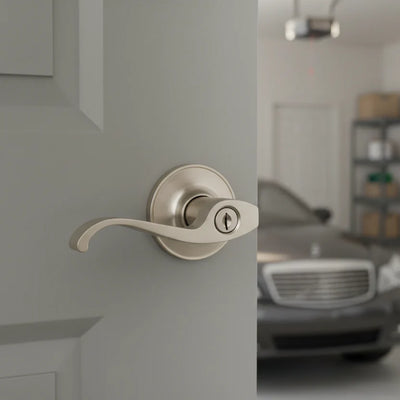 Cosmas 50 Series Satin Nickel Entry Door Lever