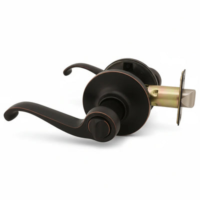 Cosmas 50 Series Oil Rubbed Bronze Privacy Door Lever