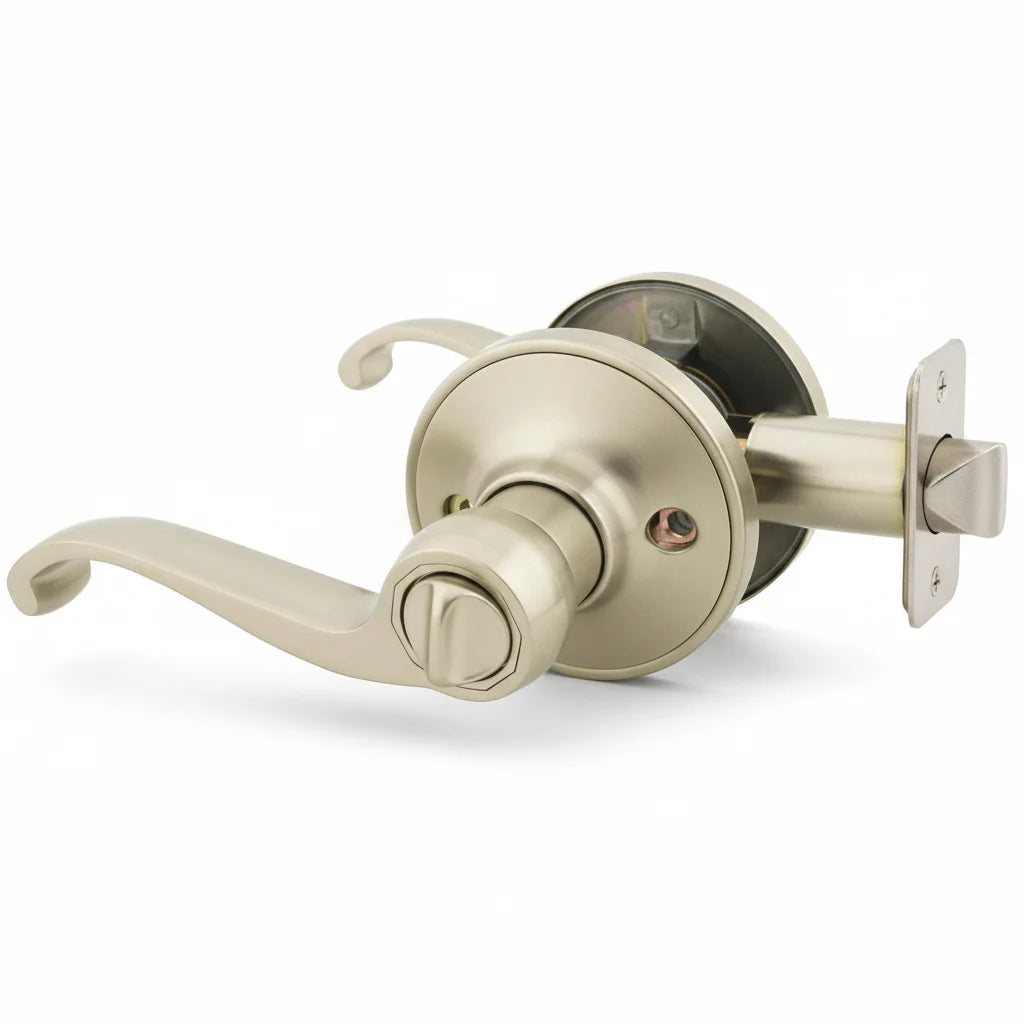 Cosmas 50 Series Satin Nickel Privacy Door Lever