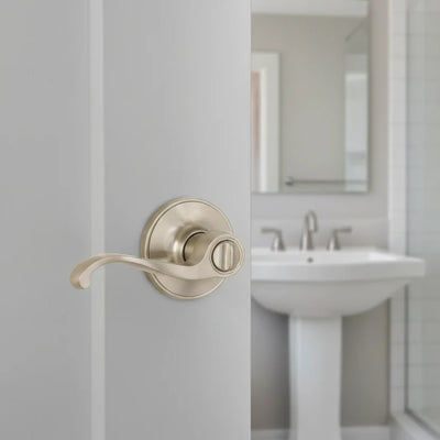 Cosmas 50 Series Satin Nickel Privacy Door Lever