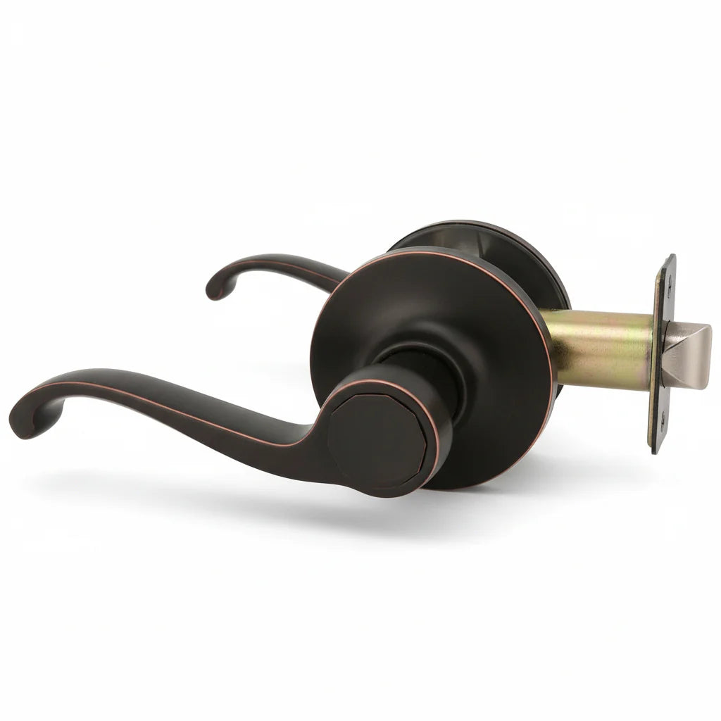 Cosmas 50 Series Oil Rubbed Bronze Passage Door Lever