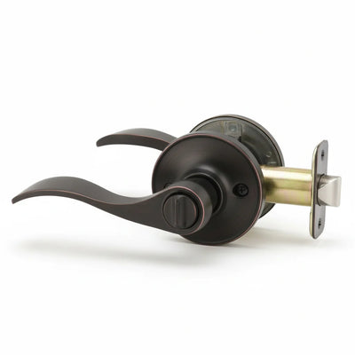 Cosmas 80 Series Oil Rubbed Bronze Privacy Door Lever