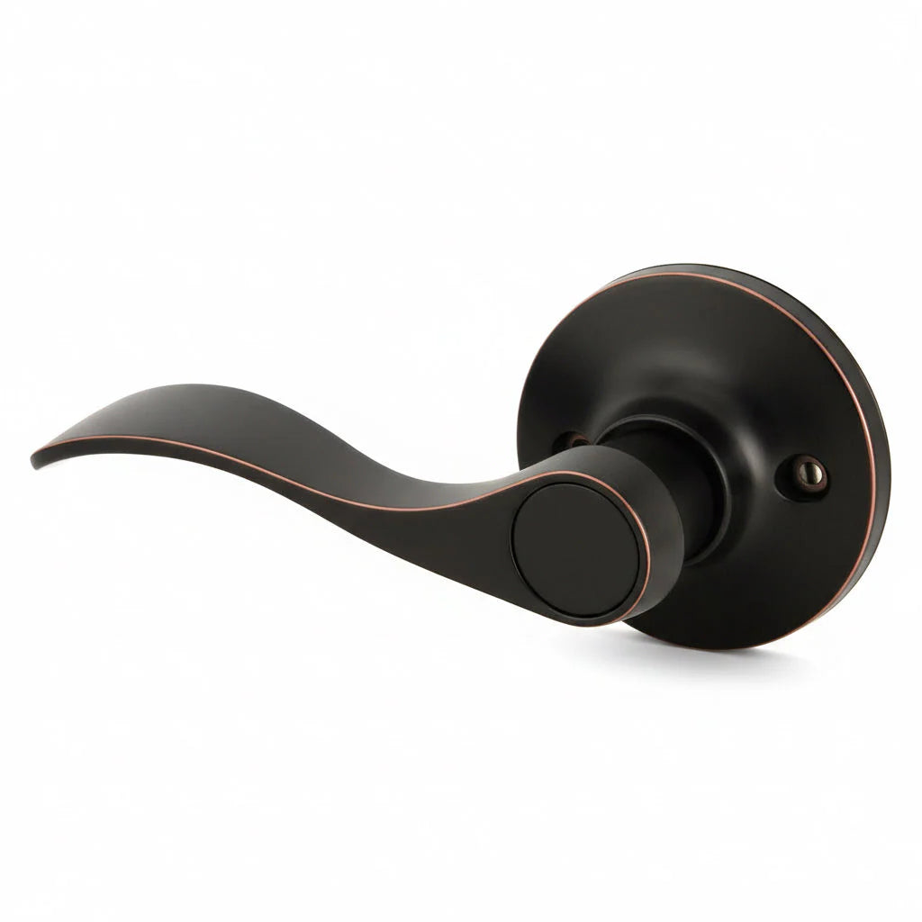Cosmas 80 Series Oil Rubbed Bronze Left-Hand Dummy Door Lever