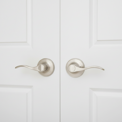 Cosmas 80 Series Satin Nickel Right-Hand Dummy Door Lever