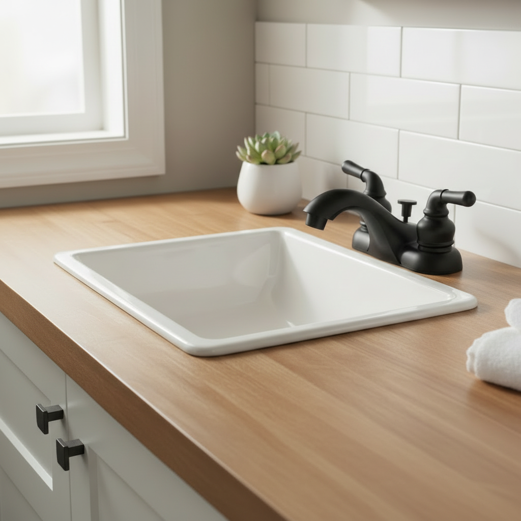 Designers Impressions 770295 Black Lavatory Vanity Faucet