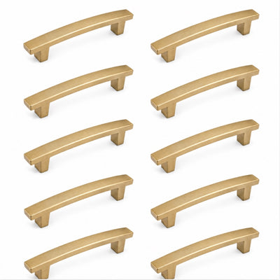 Diversa Gold Champagne Arch Style 4" (102mm) Cabinet Pull