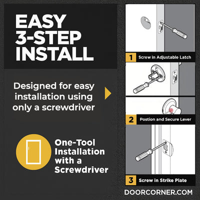 Arlington Entry Door Lever Handle, Satin Nickel