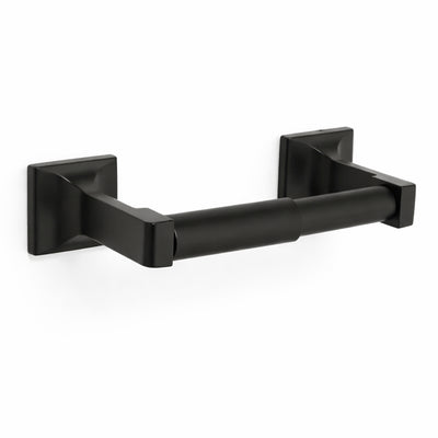 Eclipse Series Black Euro Style Toilet / Tissue Paper Holder