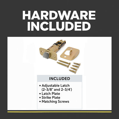 Bedford Privacy Door Knob, Satin Brass