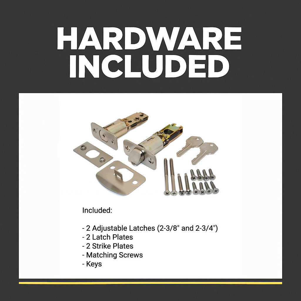 Bedford Polished Chrome Entry Knob with Matching Single Cylinder Deadbolt Combo Pack