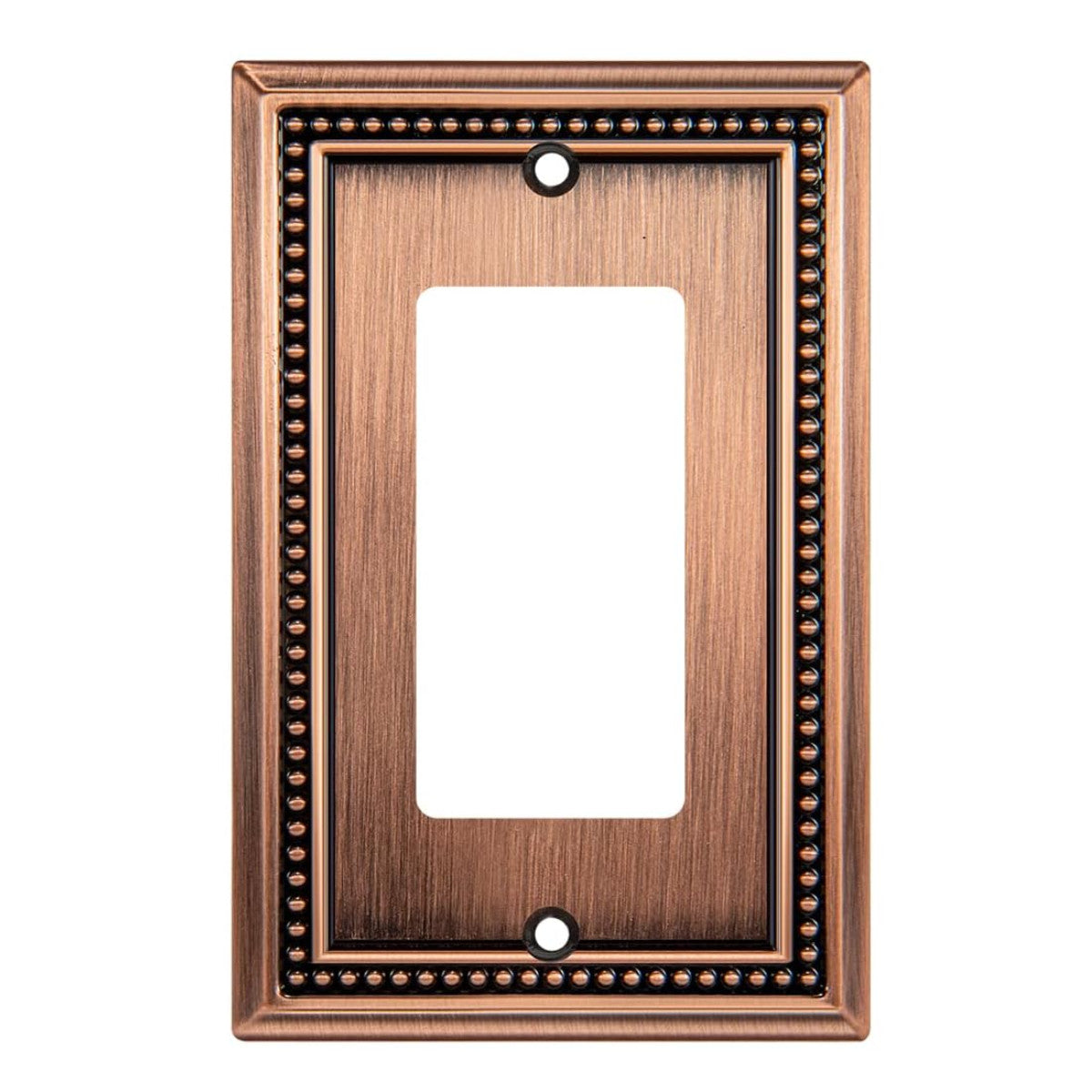 Harmon Antique Copper Single Decora Decorative Switchplate Cover