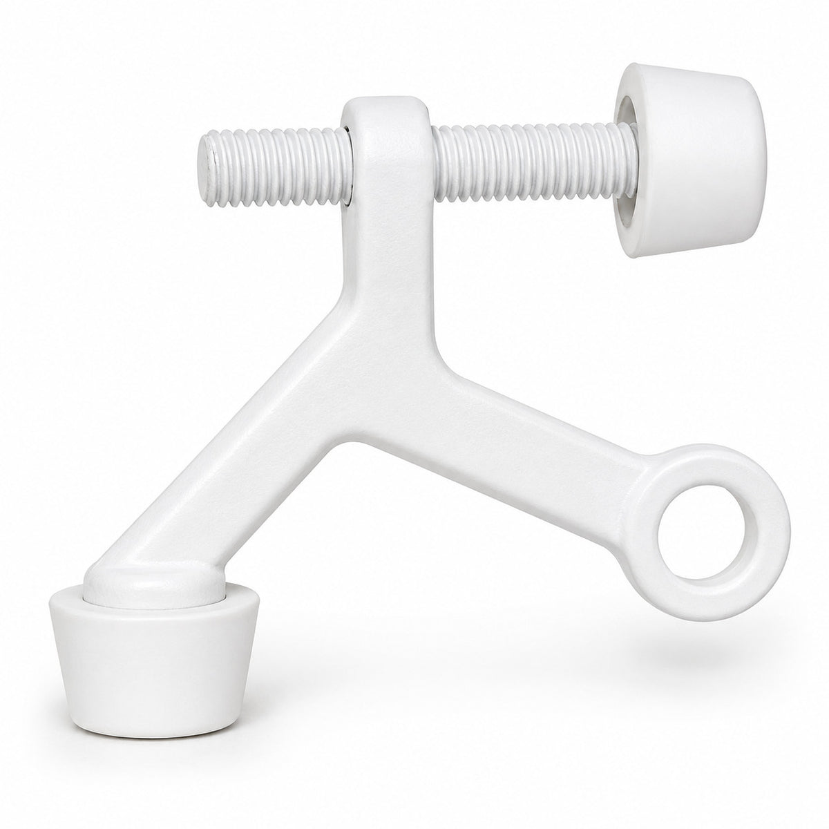 Hinge Pin Door Stop, Light Duty, White
