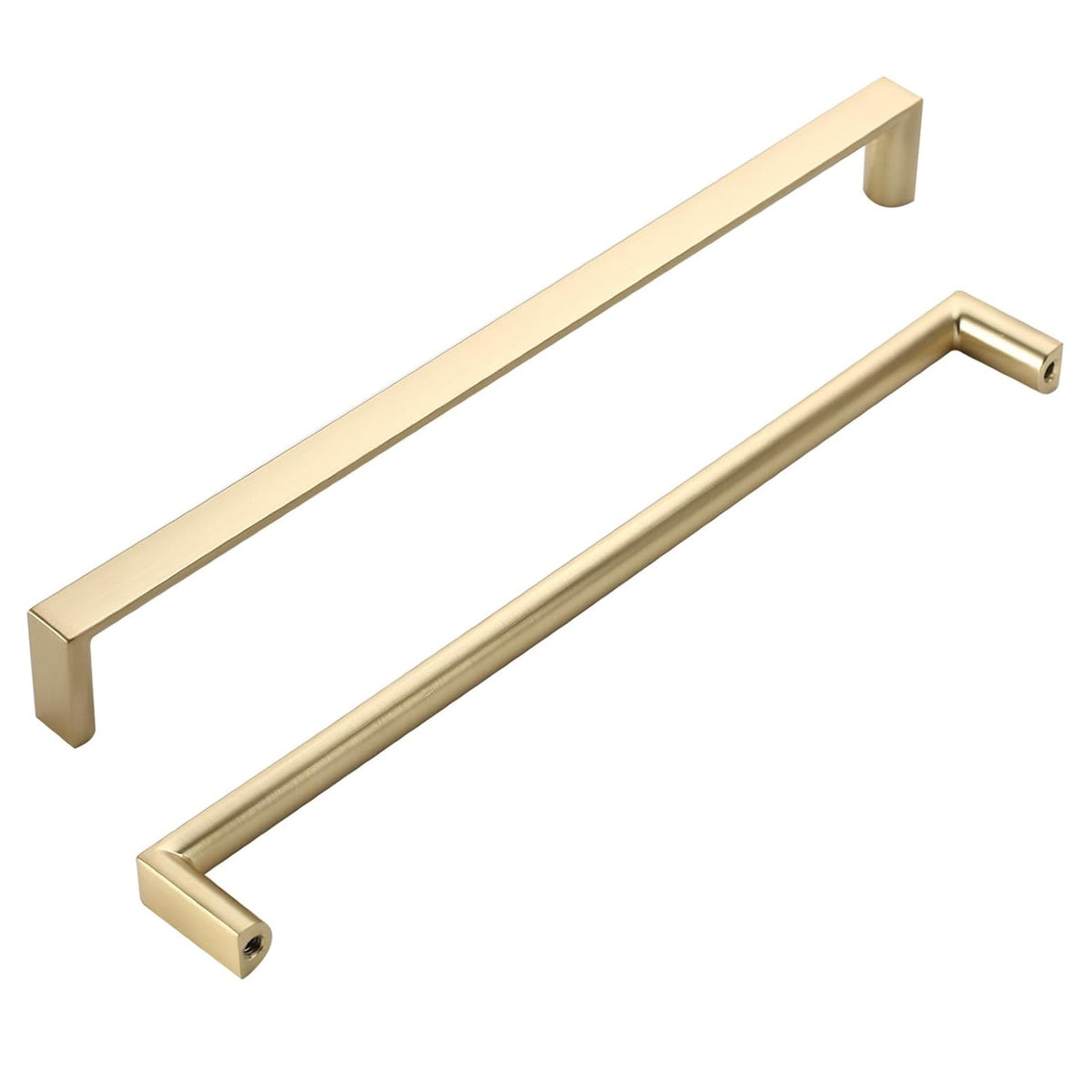 Knocklock 10 Pack Brushed Gold 8-13/16 Inch (224mm) Kitchen Cabinet Handles