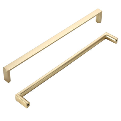 Knocklock 10 Pack Brushed Gold 8-13/16 Inch (224mm) Kitchen Cabinet Handles