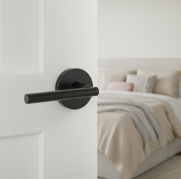 Kain Design Black Privacy Door Lever