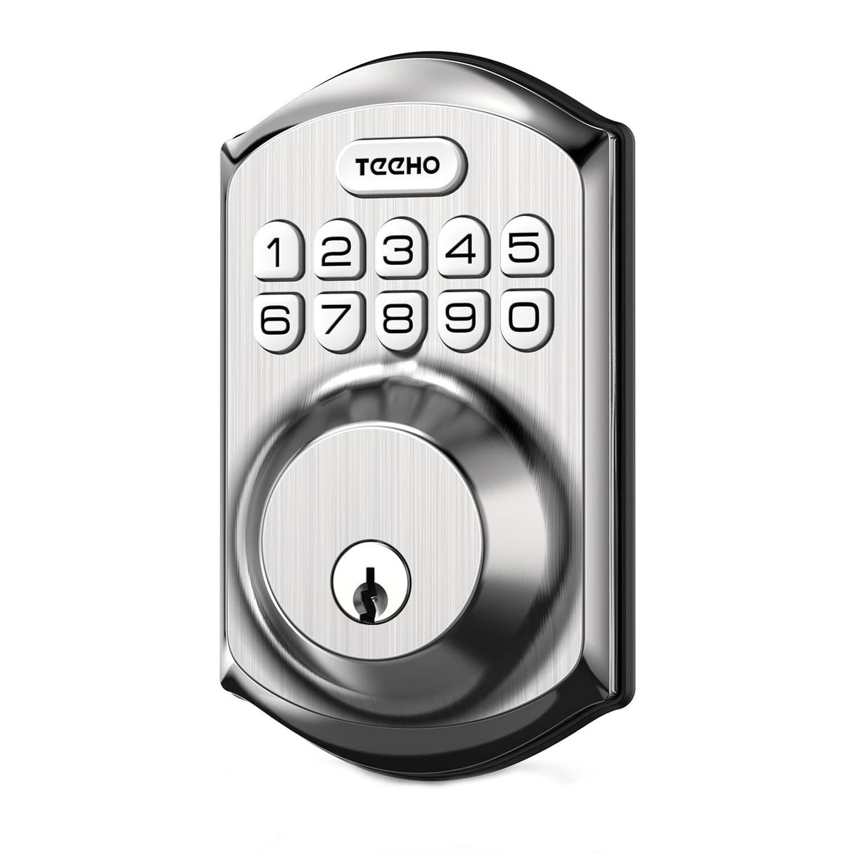 Keyless Entry TE001 Satin Nickel Keypad Deadbolt