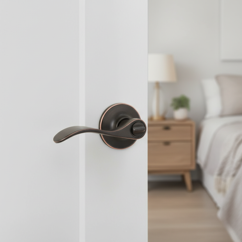 Kingston Privacy Lever , Oil Rubbed Bronze