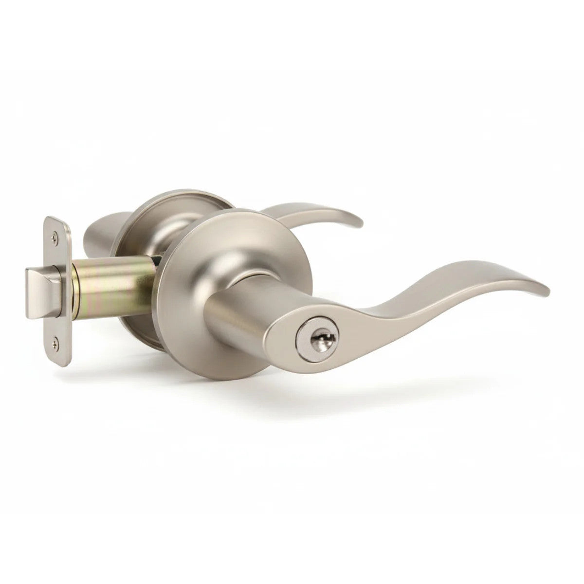 Kingston Entry Lever, Satin Nickel