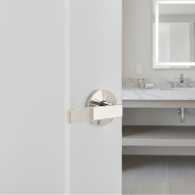 Laurel Design Polished Chrome Privacy Door Lever