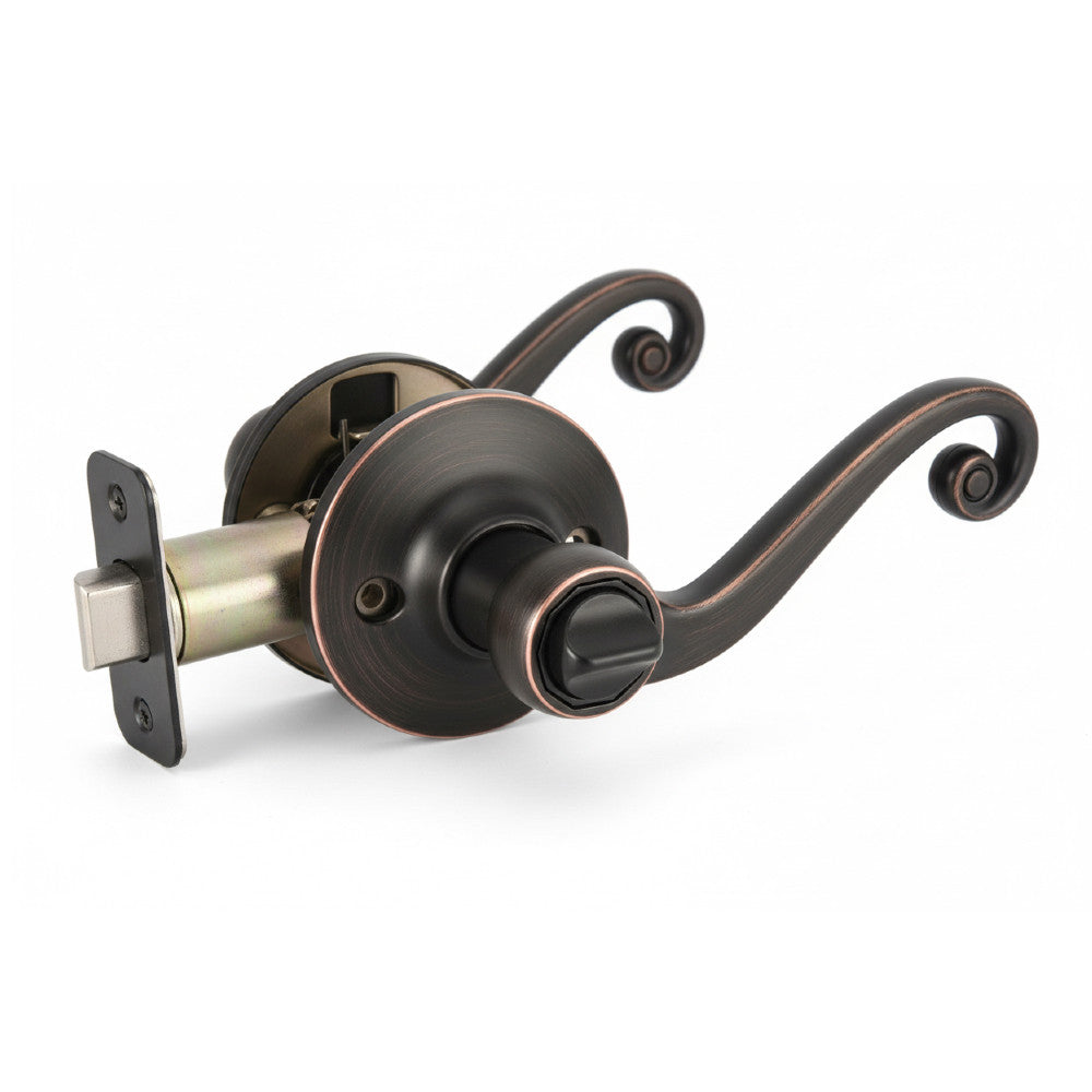 Livingston Privacy Lever, Oil Rubbed Bronze