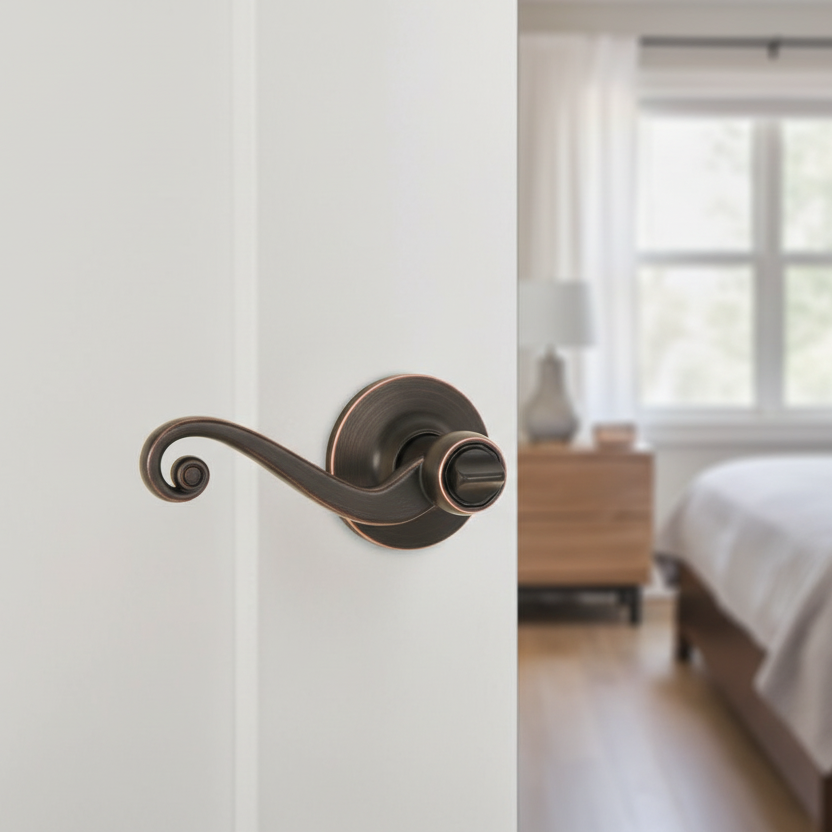 Livingston Privacy Lever, Oil Rubbed Bronze