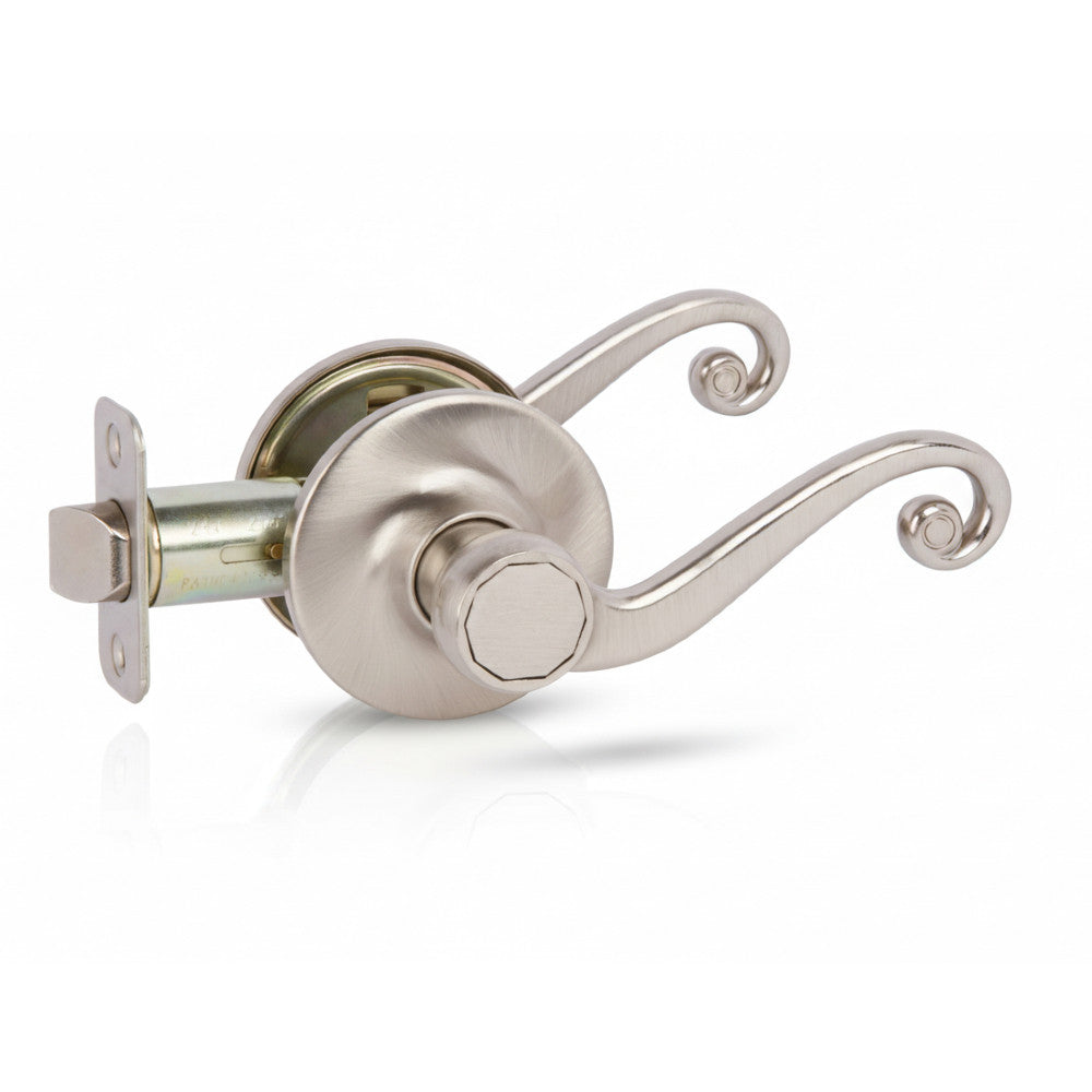Livingston Passage Lever, Satin Nickel